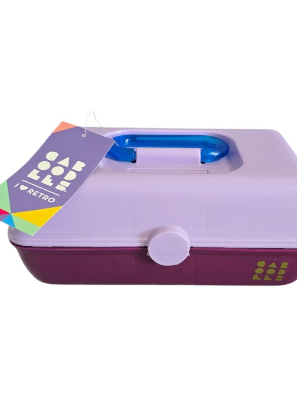 NEW! Caboodles Pretty in Petite Travel Cosmetics Case Box Lavender & Purple